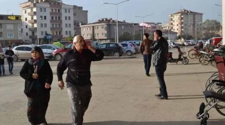 Spiral makinasıyla y&uuml;z&uuml;n&uuml; kesti