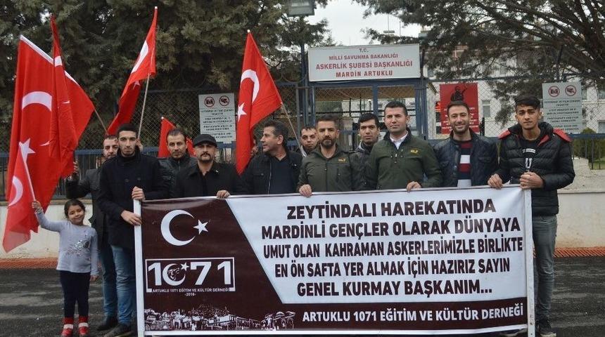 (&ouml;zel Haber) Vatansever Gen&ccedil;ler Askerlik Şubesine Akın Etti