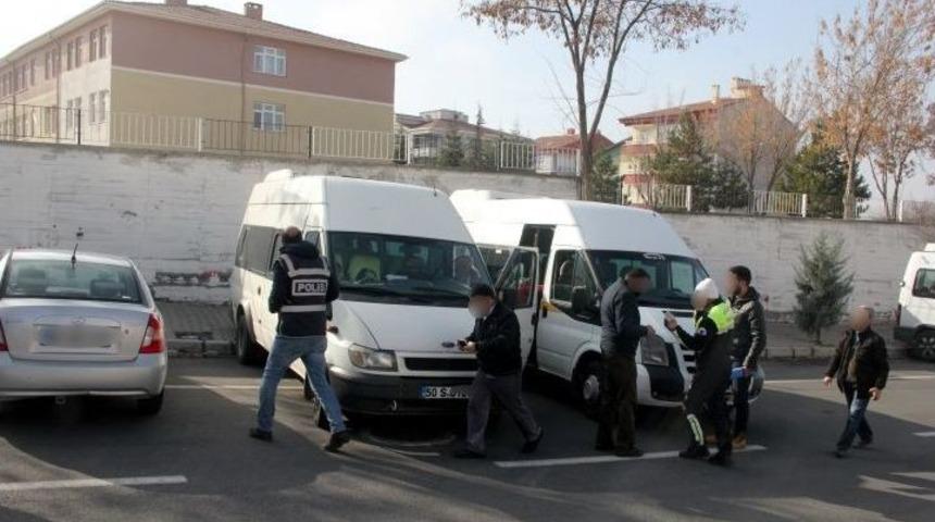 Nevşehir&rsquo;de 31 &Ouml;ğrenci Servisine 13 Bin 398 Lira Para Cezası Kesildi