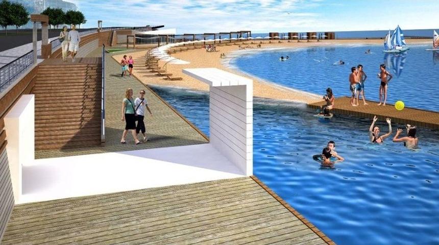 Vakfıkebir&rsquo;e Plaj Projesi Hayata Ge&ccedil;iyor