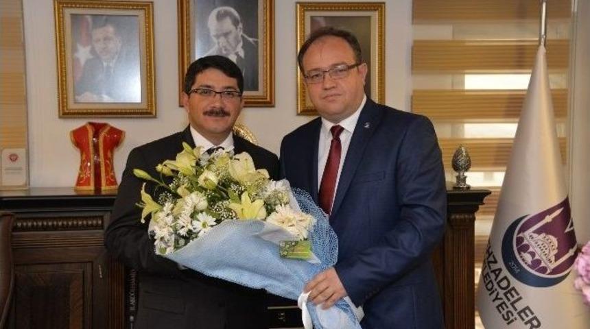 Tongu&ccedil;&rsquo;tan Başkan &Ccedil;elik&rsquo;e Nezaket Ziyareti