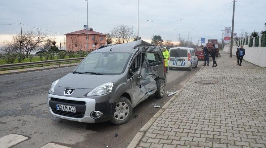 Ordu&rsquo;da Trafik Kazası: 4 Yaralı