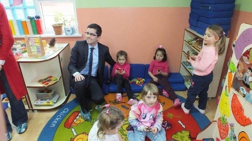 Kaymakam Şahin&rsquo;den Anaokulu &Ouml;ğrencilerine Ziyaret