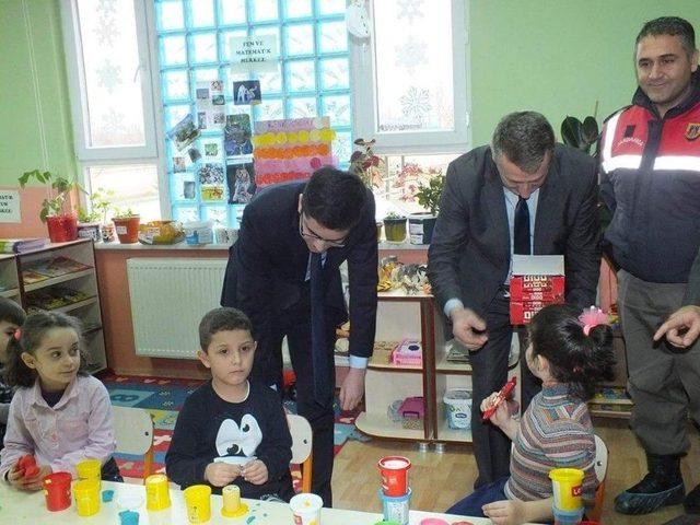 Kaymakam Şahin’den Anaokulu Öğrencilerine Ziyaret