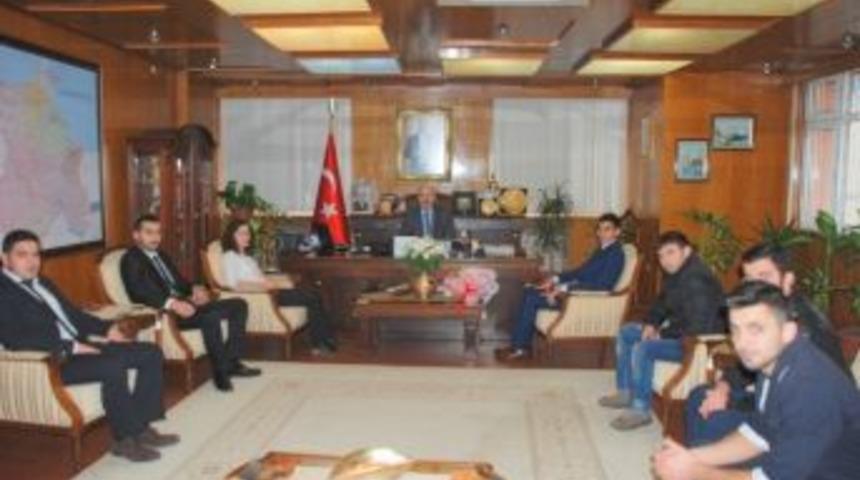 &Uuml;niversite &Ouml;ğrenci Konseyinden Vali K&ouml;şger&rsquo;e Ziyaret