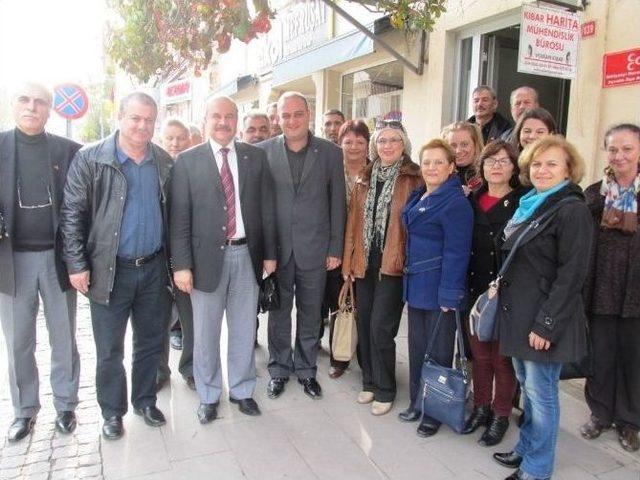 Mhp İl Başkanı Atıcı&rsquo;dan Ayvalık Teşkilatına Ziyaret 1