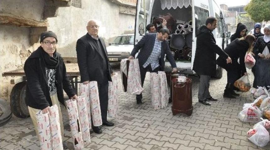 Siverek&rsquo;te Suriyeli 100 Aileye Soba Yardımı