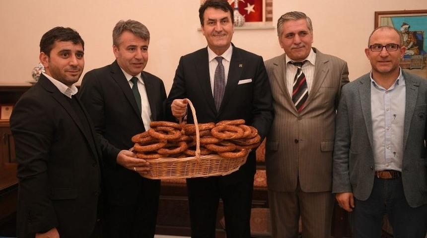 Simitçiler Odası’ndan Simitli Ziyaret