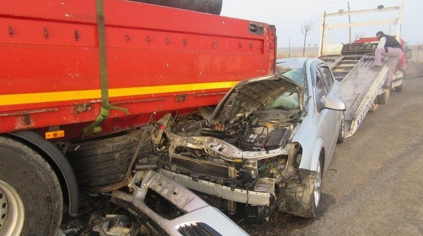 Sandıklı&rsquo;da Trafik Kazası: 1 Ağır Yaralı