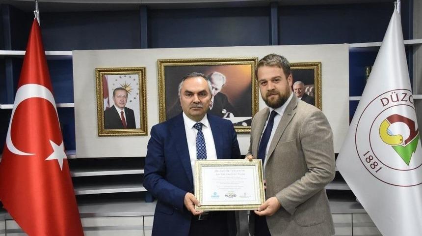 Başkan Ay Gen&ccedil; M&uuml;siad Y&ouml;netimini Ağırladı