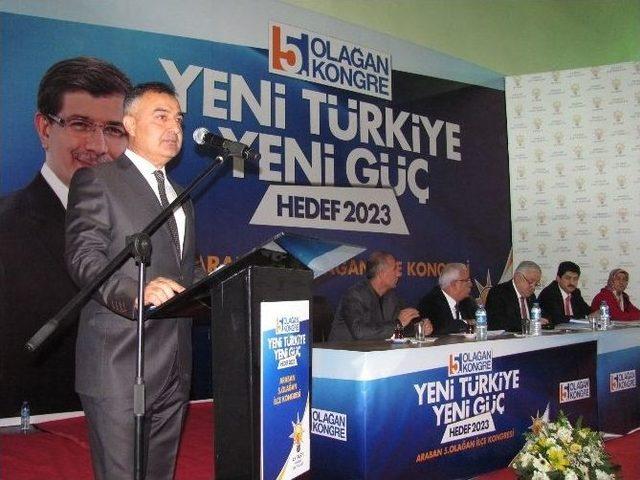 Ak Parti Araban 5. Olağan Kongresi Yapıldı