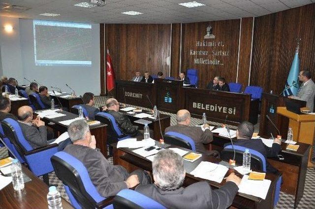 Edremit Belediye Meclisi’nde Kararlar Oy Birliği İle Alındı