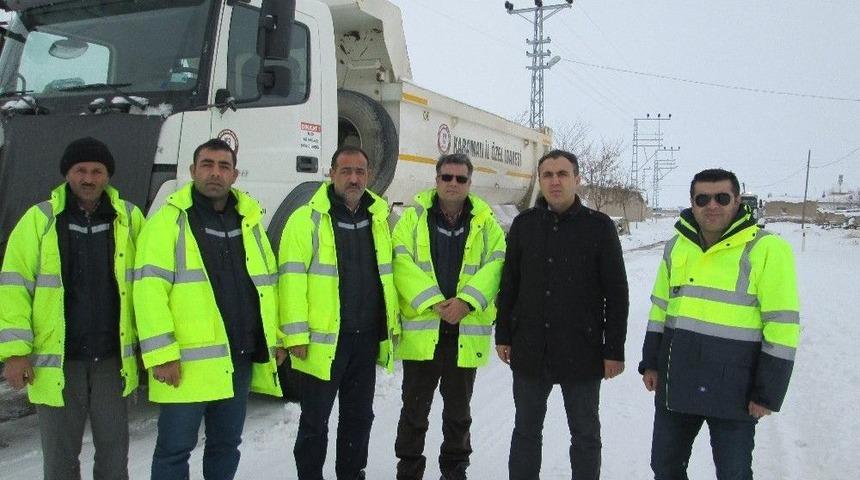 Karaman’da Kapanan Köy Yolları Yeniden Ulaşıma Açıldı