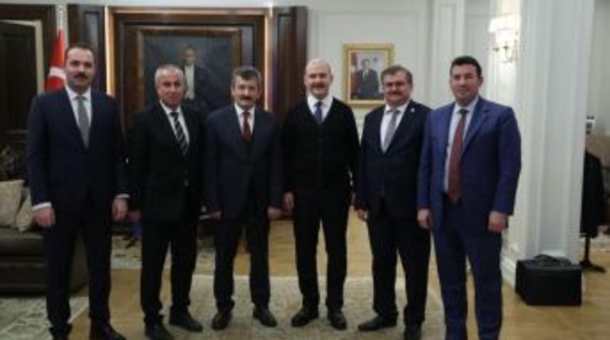 &Ccedil;aturoğlu Zonguldak&rsquo;ın Taleplerini İ&ccedil;işleri Bakanı Soylu&rsquo;ya İletti