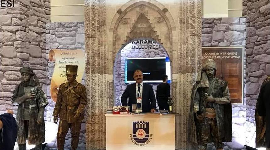 Karaman Belediyesinin Emitt Fuarında A&ccedil;tığı Stant B&uuml;y&uuml;k İlgi G&ouml;rd&uuml;