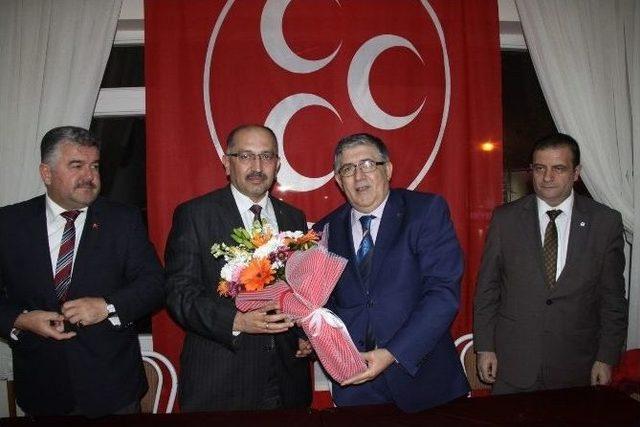 Temelli&rsquo;den Mhp&rsquo;ye Veda Ziyareti 1