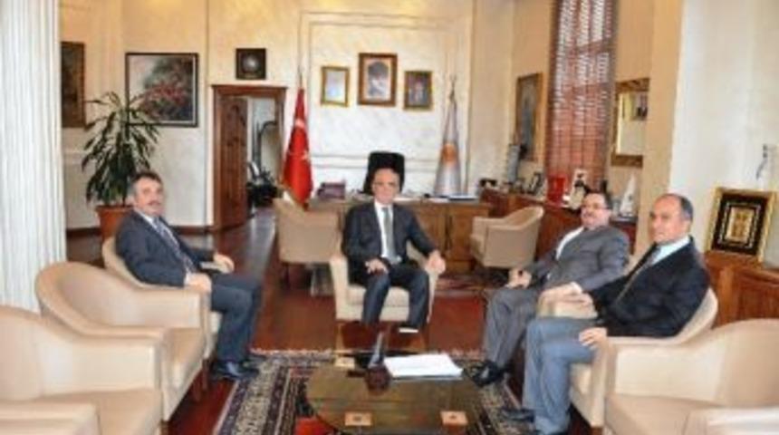 Kaymakam Atlamaz, Başkan Yılmaz&rsquo;ı Ziyaret Etti