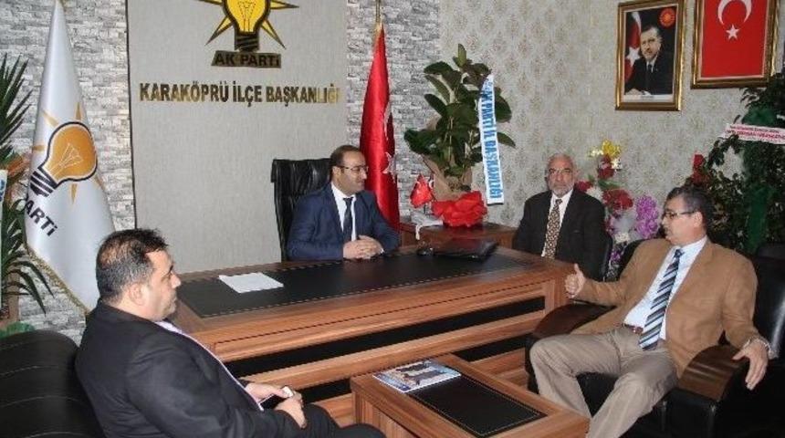 Başkan G&uuml;ven&ccedil;&rsquo;ten, Yeni İl&ccedil;e Başkanına &rsquo;hayırlı&rsquo; Olsun Ziyareti