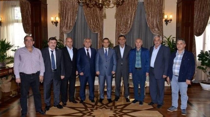 Antalya Kayserililer Derneği&rsquo;nden Vali T&uuml;rker&rsquo;e Ziyaret