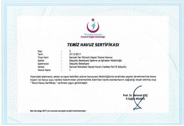 Selçuklunun Havuzları Temiz