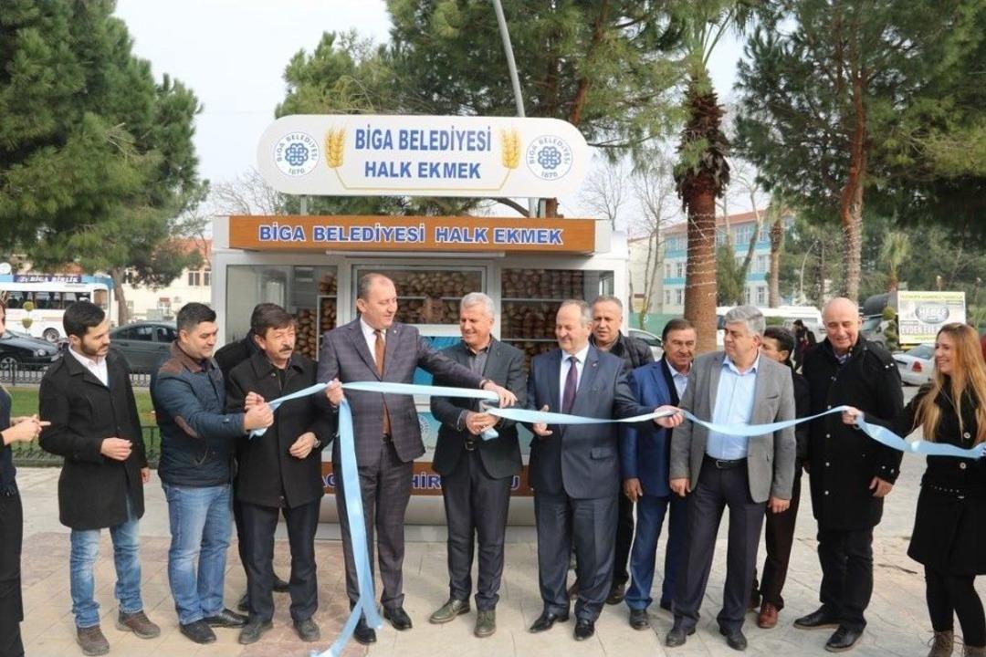 Biga&rsquo;da Halk Ekmek A&ccedil;ıldı