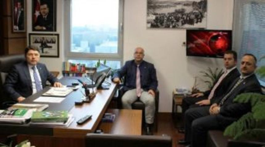 İl&ccedil;e Başkanları Milletvekili Tun&ccedil;&rsquo;u Ziyaret Etti