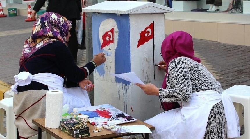 Trafolar Asker Ve Bayrak Resimleriyle S&uuml;slendi