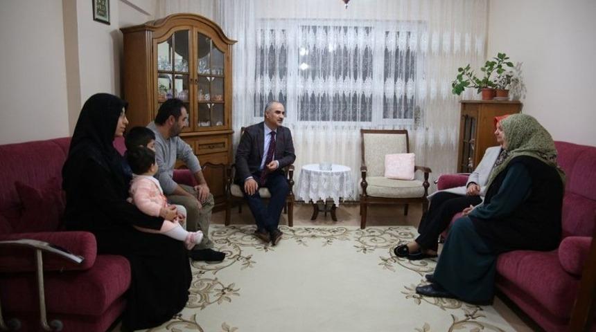 Şehit Eşinin İsteğini Başkan Aydın Yerine Getirecek