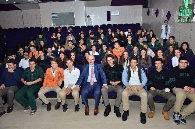 Başkan Kafaoğlu Doğa Koleji&rsquo;nin Misafiri Oldu 2