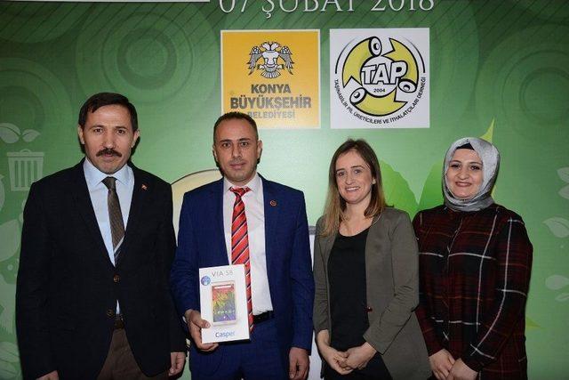 Konya’da En Çok Atık Pil Toplayan Muhtarlar Ödüllendirildi