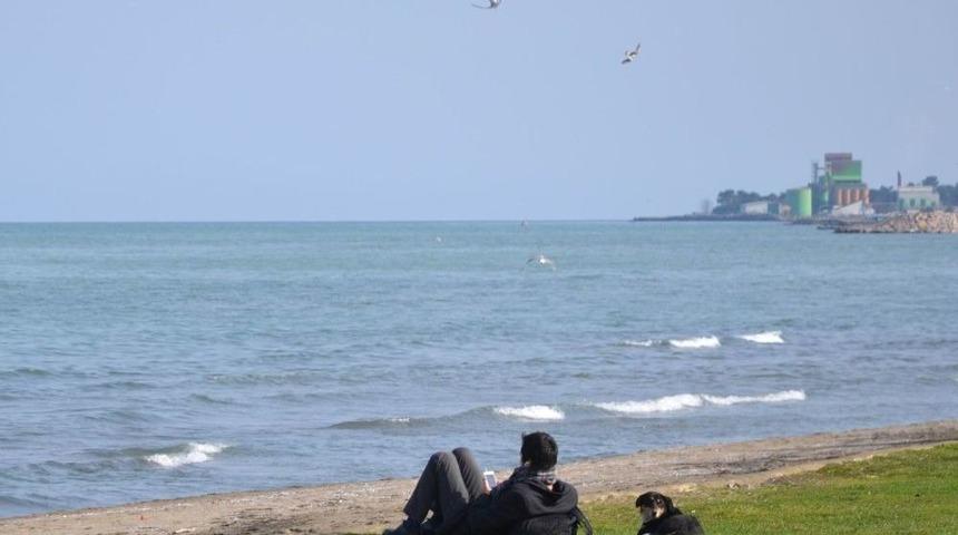 G&uuml;neşi G&ouml;ren Sahile İndi