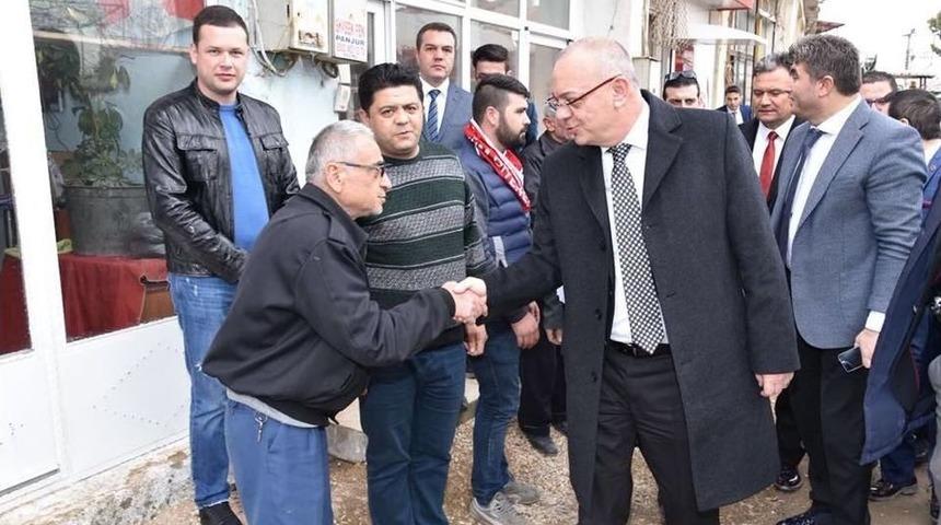 Başkan Erg&uuml;n 9 Milyon Tl&rsquo;lik Altyapı Yatırımını İnceledi