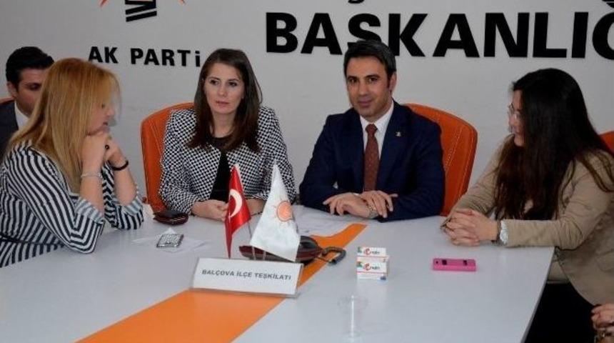 Ak Parti Konak&rsquo;a Atanan Yıldırım Bal&ccedil;ova&rsquo;ya Veda Etti