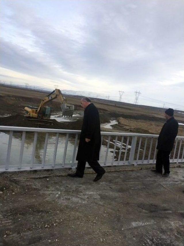 Ağrı Merkez Soğan K&ouml;y&uuml; K&ouml;pr&uuml;s&uuml; Ulaşıma A&ccedil;ıldı 2