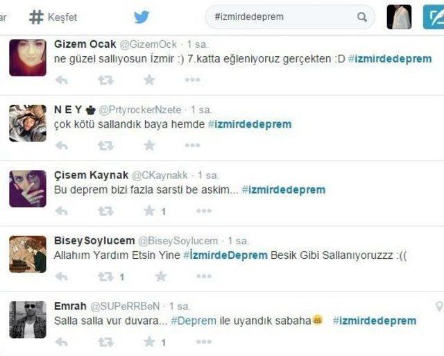 Twiter’da Deprem Yorumları