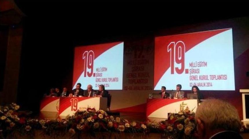 Milli Eğitim Şurasi Genel Kurul G&ouml;r&uuml;şmelerine Başlandi