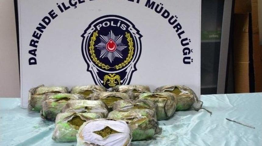 Ara&ccedil; Stepnesine Gizlenmiş 13 Kilo 970 Gram Esrar Ele Ge&ccedil;irildi