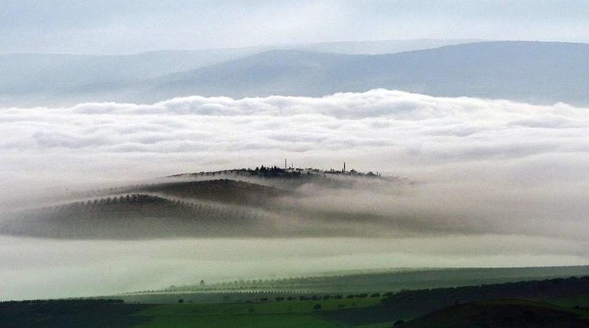 Suriye Sınırında Sis Bulutları