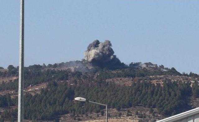 Afrın’daki Pyd Mevzileri Havadan Ve Karadan Vuruluyor