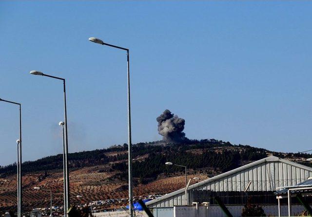 Afrın’daki Pyd Mevzileri Havadan Ve Karadan Vuruluyor