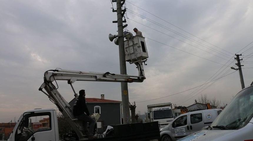 Marmaraereğlisi’nde Hoparlör Sistemleri Yenilendi