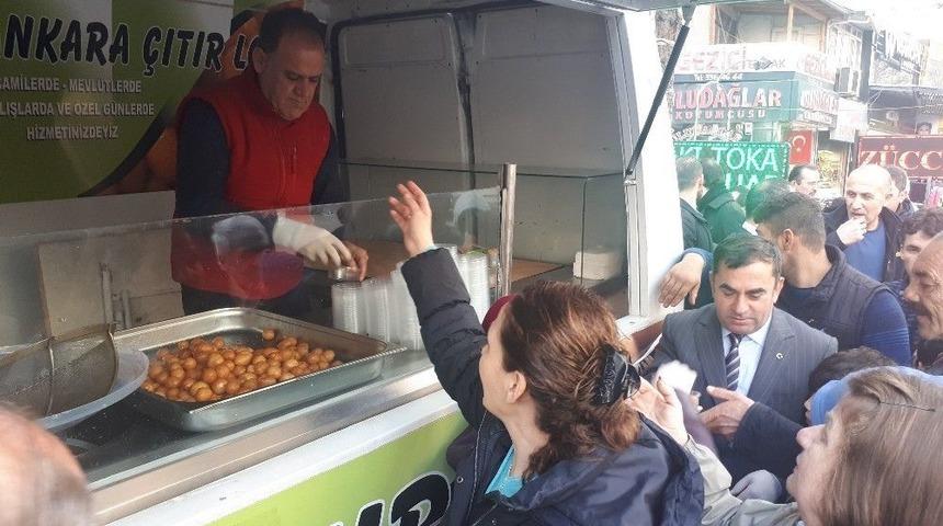 Afrin Şehitleri İçin Lokma Dağıtıldı