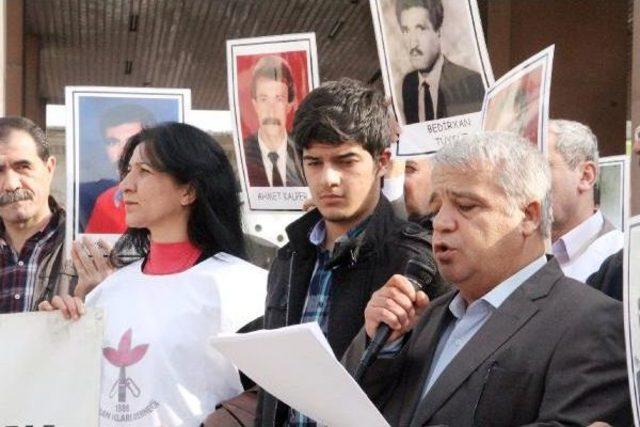 Şanliurfa’Da Kayip Yakinlarindan Oturma Eylemi