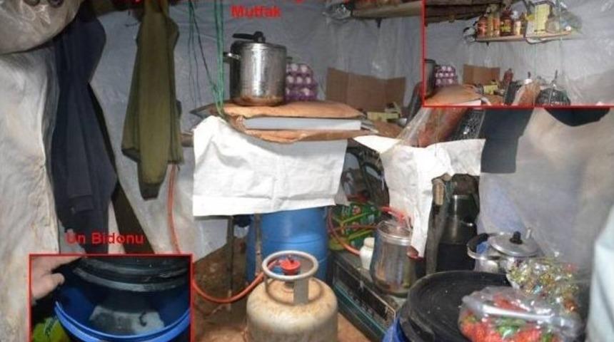 Korucuyu Şehit Eden Pkk&rsquo;lılara Ait Depo Ve Sığınak Ele Ge&ccedil;irildi