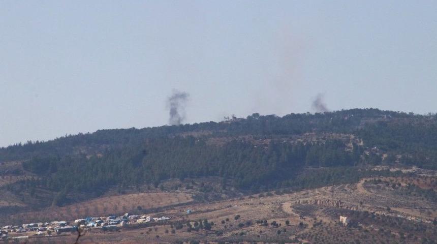 Bursiye Dağı Havadan Karadan Ateş Altında