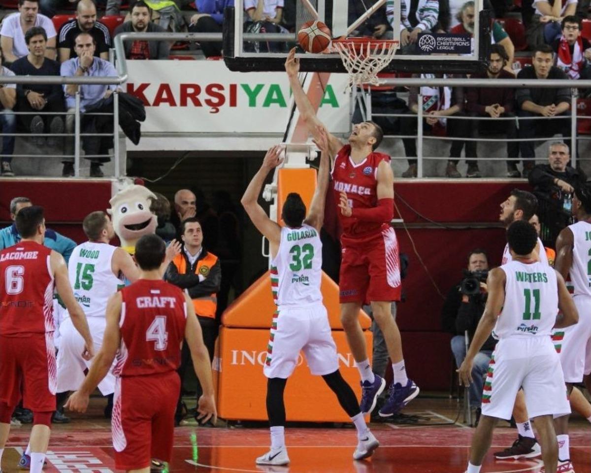Fıba Şampiyonlar Ligi: Pınar Karşıyaka: 34 - Monaco: 37