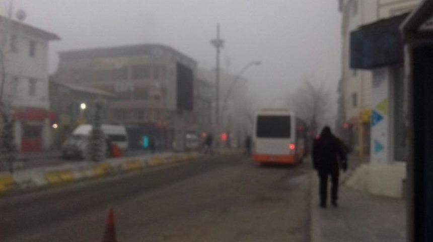 Ağrı&rsquo;da Yoğun Sis