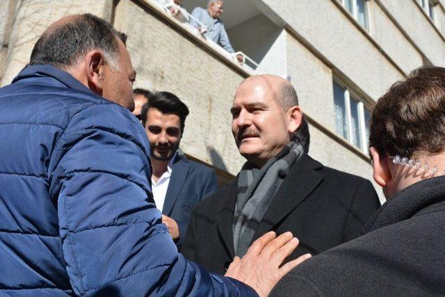 Bakan Soylu’dan Polis Kurşunu İle Ölen Gencin Ailesine Ziyaret