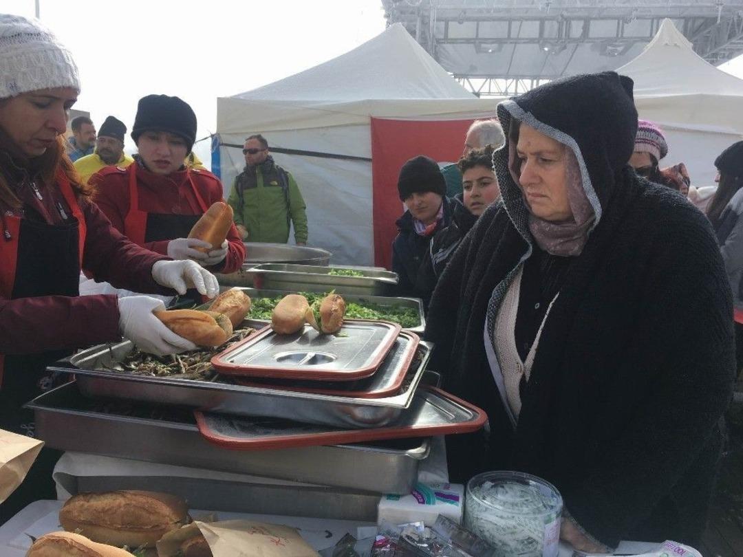 Erciyes&rsquo;te Hamsi Festivali Yapıldı