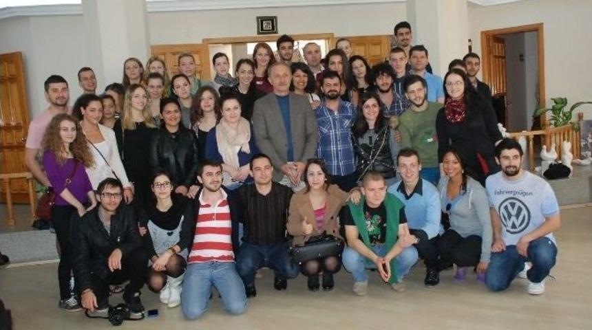 Proje İ&ccedil;in Didim&rsquo;e Gelen &Ouml;ğrencilerden Başkan Atabay&rsquo;a Ziyaret